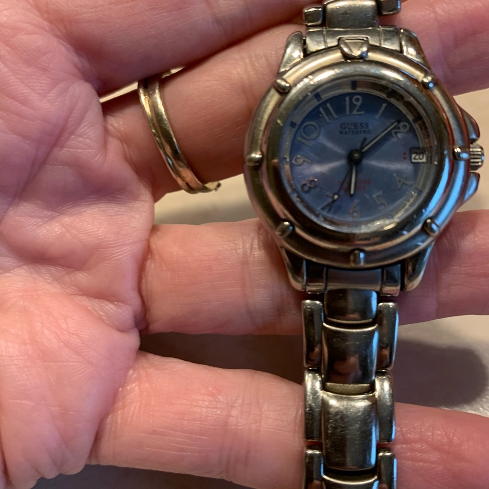 Guess stainless steel waterproof watch
